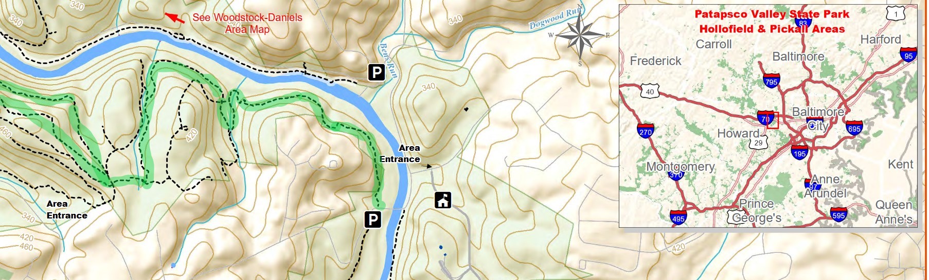 daniels road state forest trail map